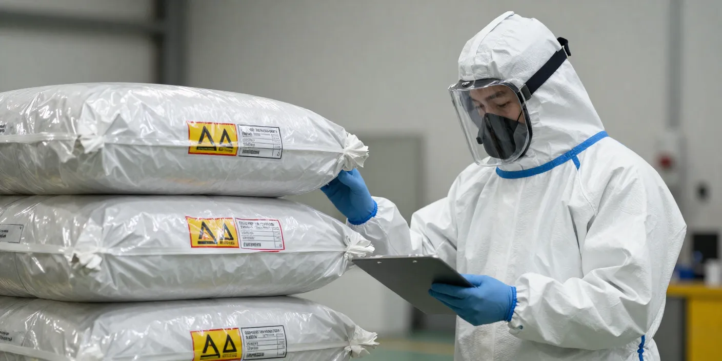 Fire damaged cargo inspection